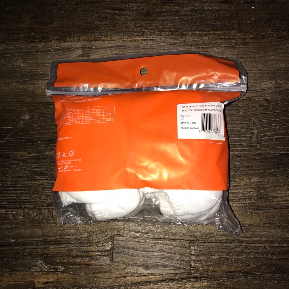 Nike Performance Cotton No Show  Socks 6 Pairs - Picture 3 of 3